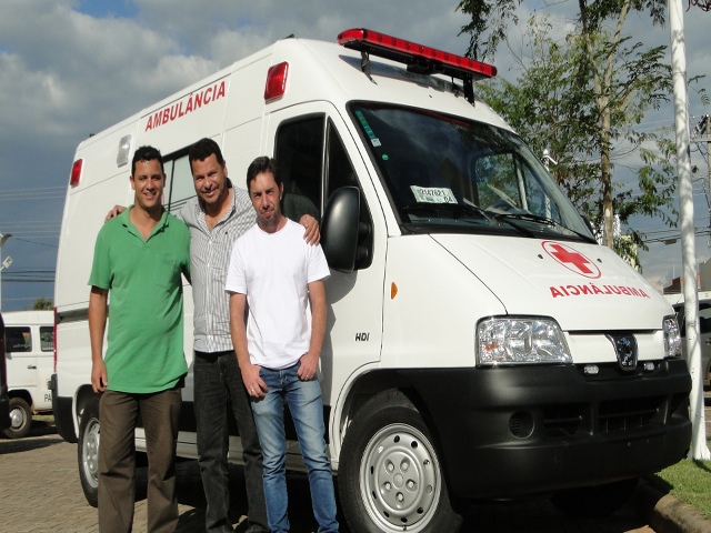 <b>Vereador Marcão apresenta nova ambulância hospitalar ao Município</b>