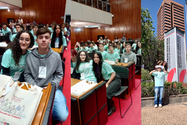 Paraíso participa da Etapa Estadual do Parlamento Jovem de Minas em Belo Horizonte