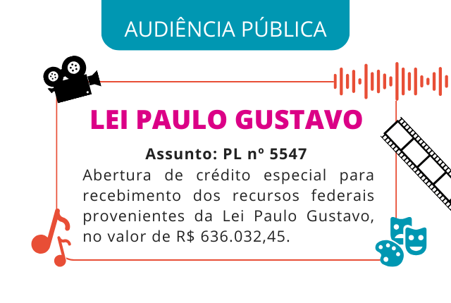 Audiência pública debate recebimento de recursos da Lei Paulo Gustavo