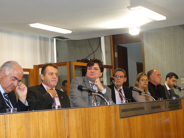 <b>Audiência pública no auditório da Assembléia Legislativa de Minas Gerais</b>